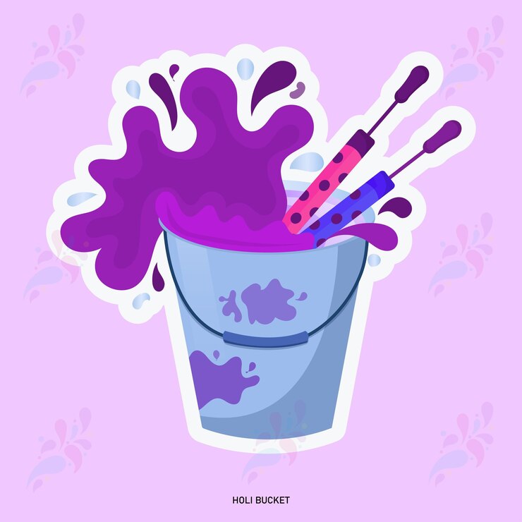 Vector ilustración vectorial de la plantilla de banner de publicación editable de happy holi
