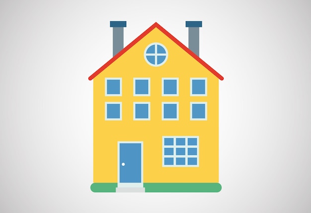 Ilustración vectorial de plantilla de diseño de casa o hogar Logotipo para negocio o empresa inmobiliaria
