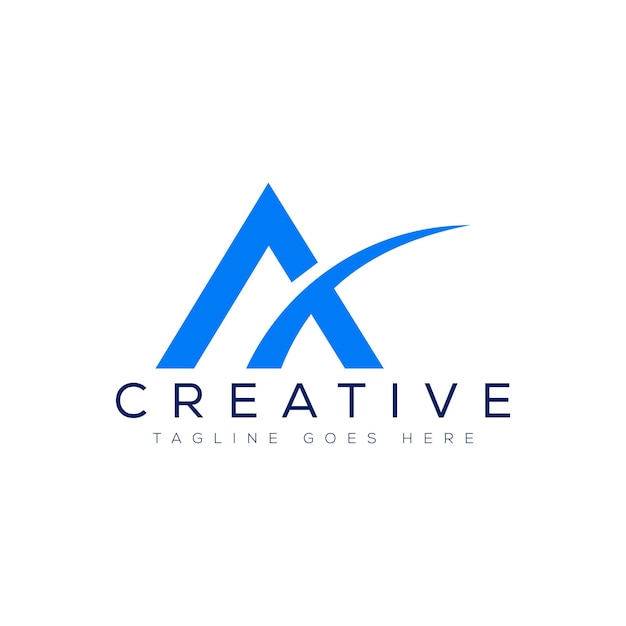 Ilustración vectorial de la plantilla de diseño del logotipo de la letra AX