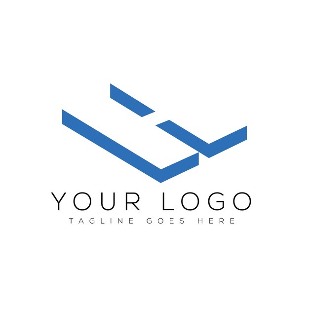Ilustración vectorial de la plantilla de diseño del logotipo de la letra H