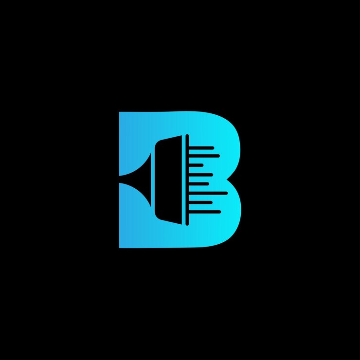 Ilustración vectorial de la plantilla de diseño del logotipo de limpieza de letras b