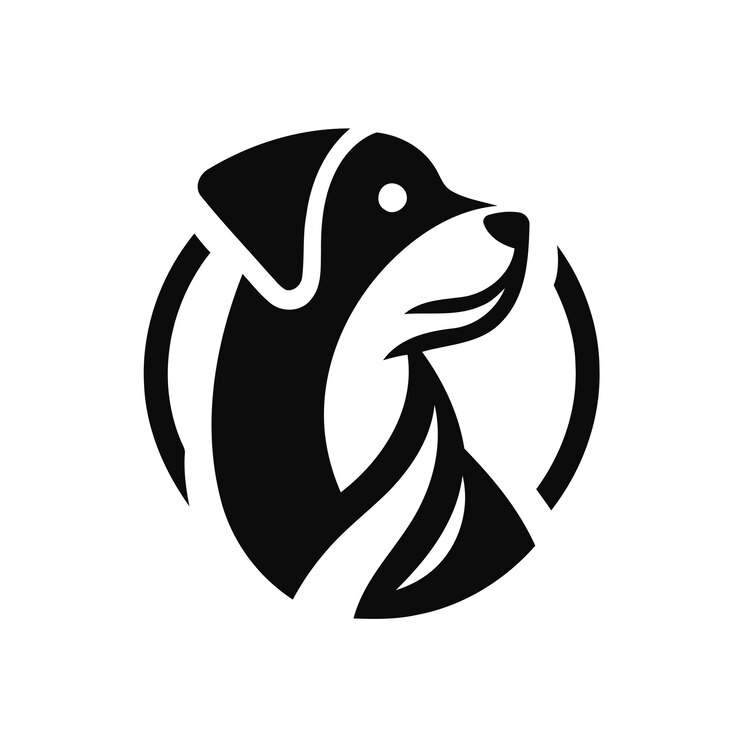 Ilustración vectorial de plantilla de diseño de logotipo de perro Diseño de logotipo