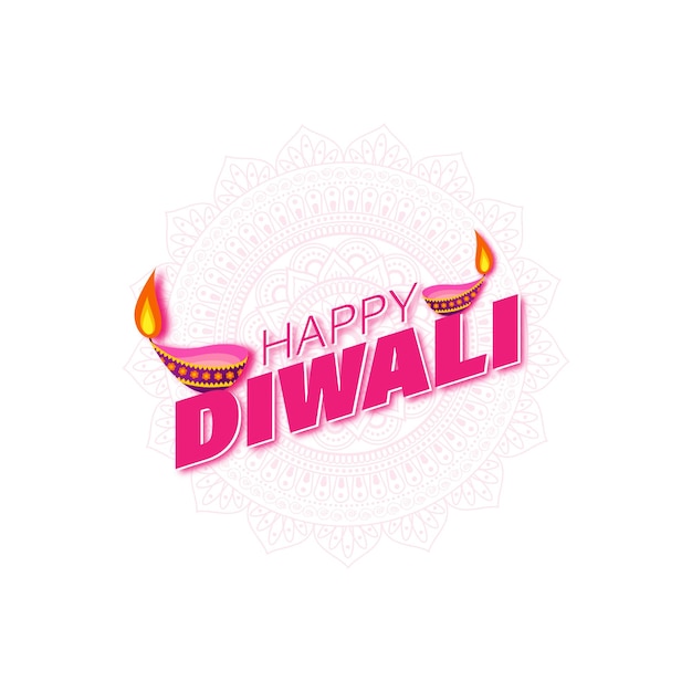 Ilustración vectorial de la plantilla de feed de redes sociales Happy Diwali