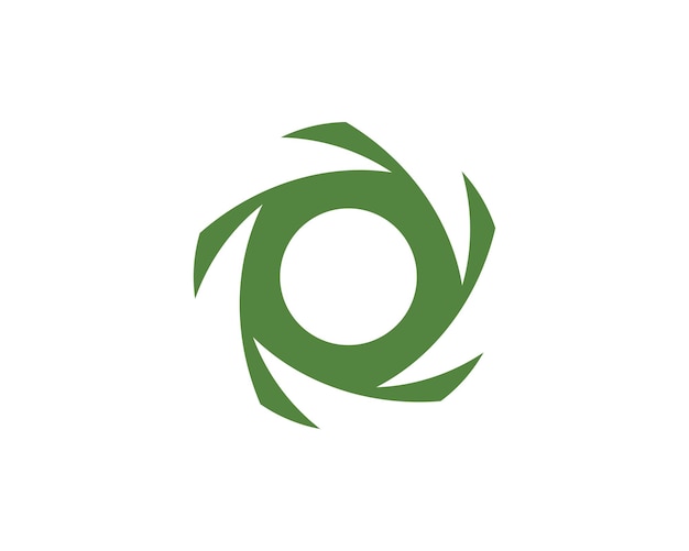 Ilustración vectorial de la plantilla del logotipo de Eco Recycle