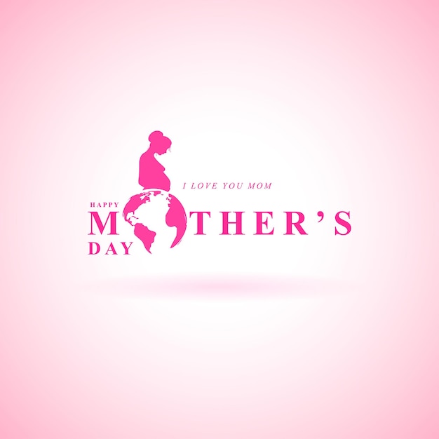 Ilustración vectorial de la plantilla de maqueta de alimentación de historias de redes sociales del Día de la Madre Feliz
