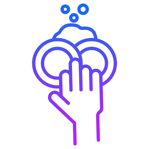 Ilustración vectorial de platos limpios