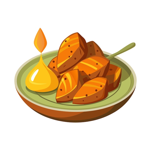 Ilustración vectorial de platos de menús de comida rápida y restaurantes