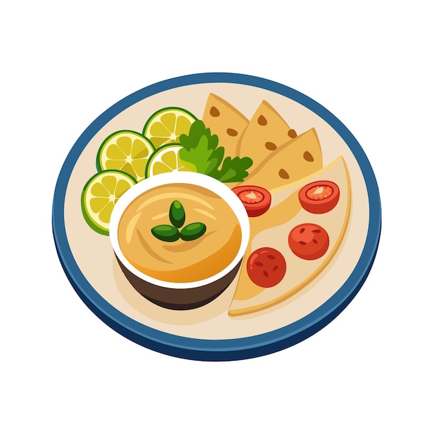 Ilustración vectorial de platos de menús de comida rápida y restaurantes