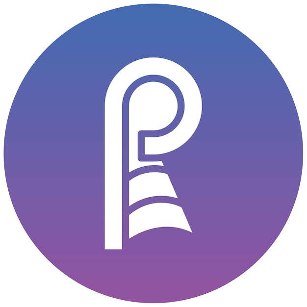 Ilustración vectorial de la pluma de Maat
