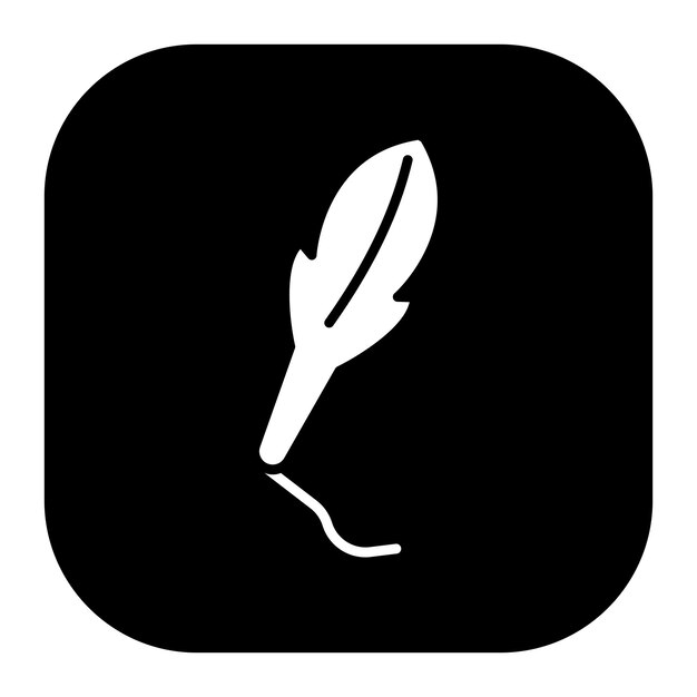 Ilustración vectorial de plumas