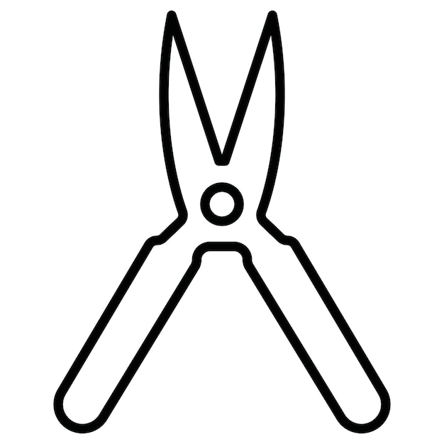 Ilustración vectorial del podador