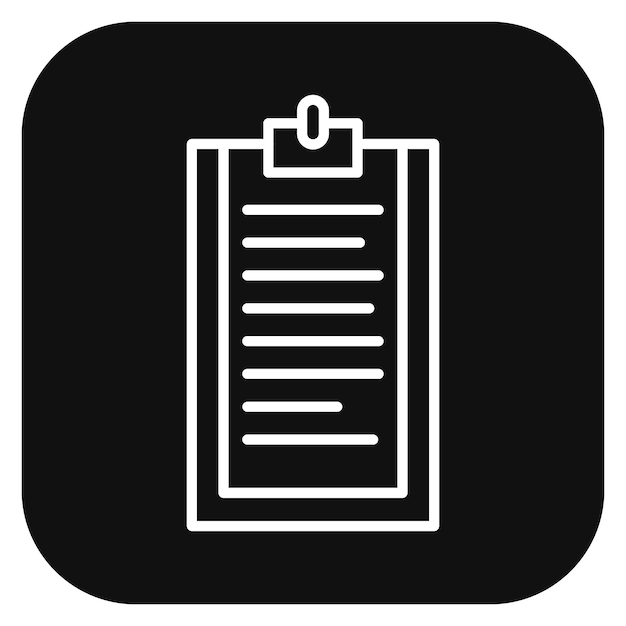 Ilustración vectorial del portapapeles