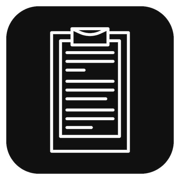 Ilustración vectorial del portapapeles