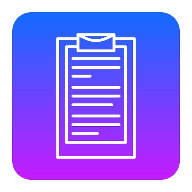 Ilustración vectorial del portapapeles