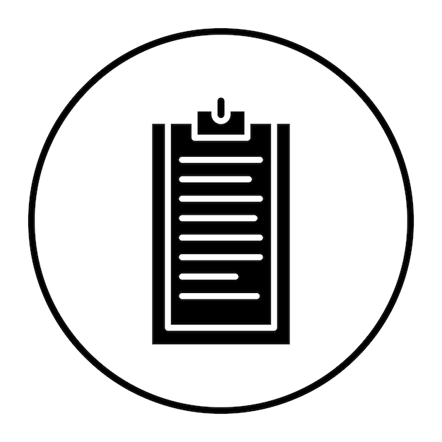 Ilustración vectorial del portapapeles