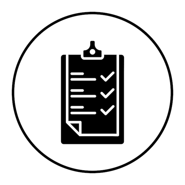 Ilustración vectorial del portapapeles