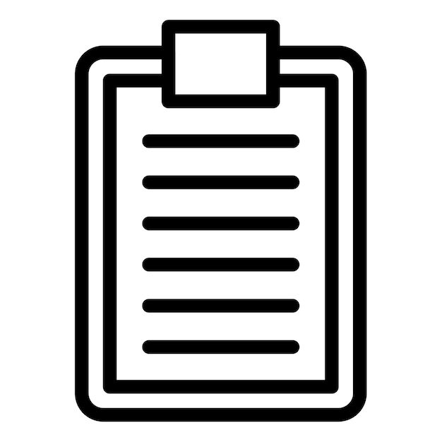 Ilustración vectorial del portapapeles