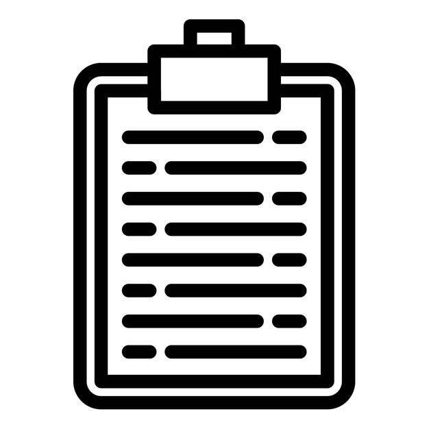 Ilustración vectorial del portapapeles