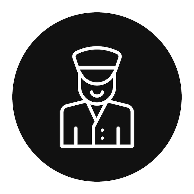 Ilustración vectorial del portero