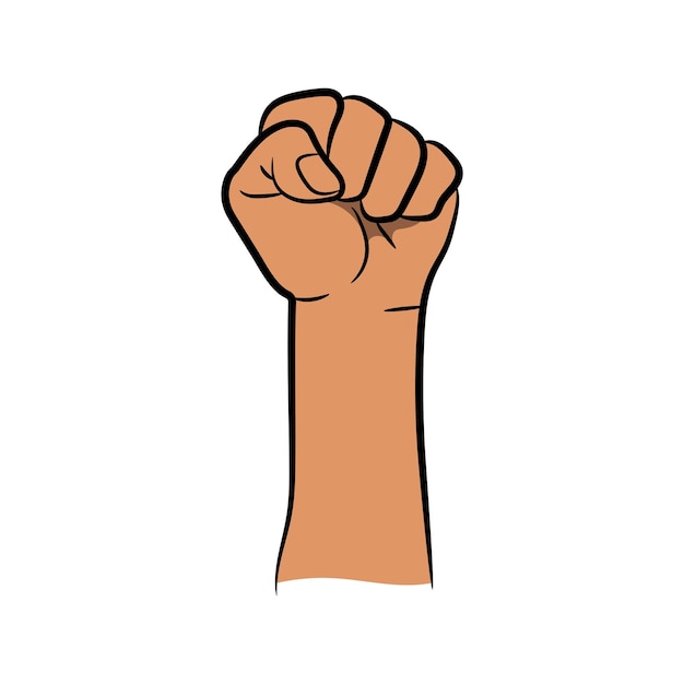 Ilustración vectorial de las posturas de las manos