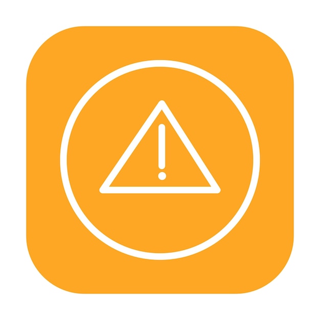 Ilustración vectorial de precaución