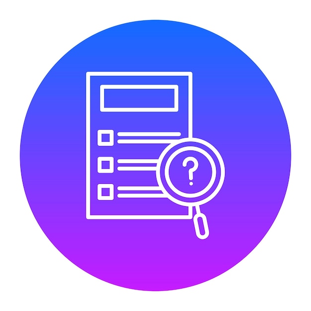 Ilustración vectorial de las preguntas