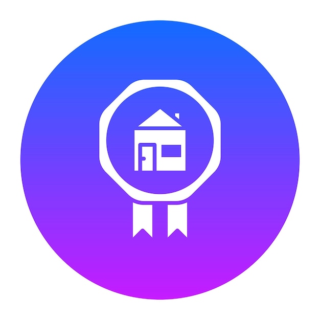 Ilustración vectorial del premio de la casa