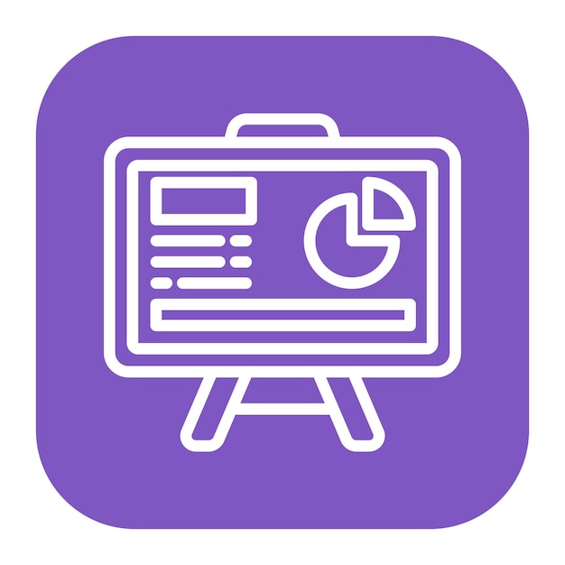 Ilustración vectorial de la presentación