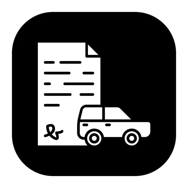 Ilustración vectorial de préstamos para automóviles