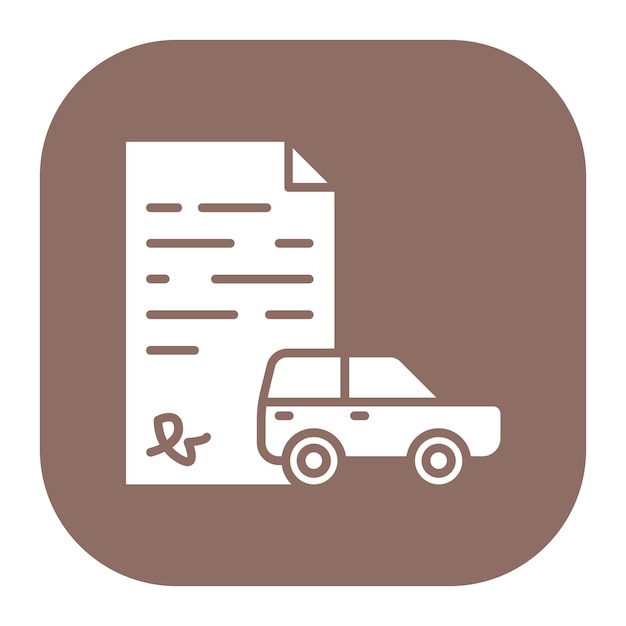 Ilustración vectorial de préstamos para automóviles