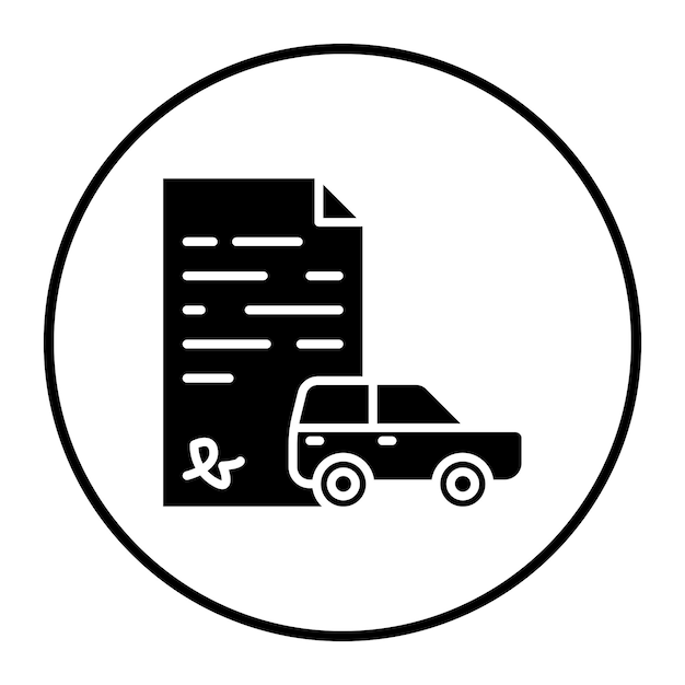 Ilustración vectorial de préstamos para automóviles