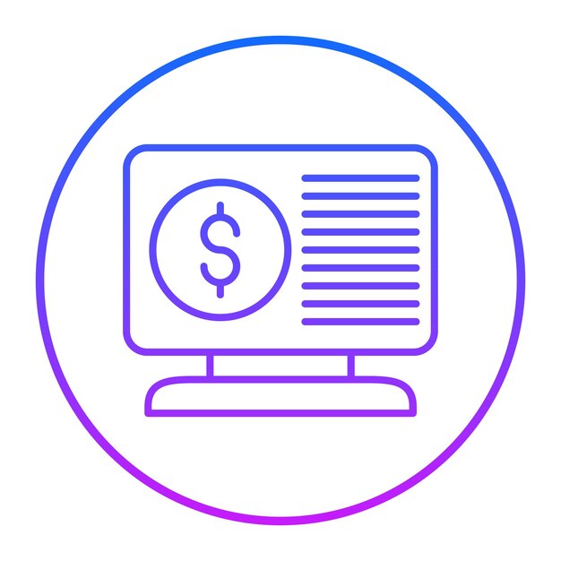 Ilustración vectorial del presupuesto