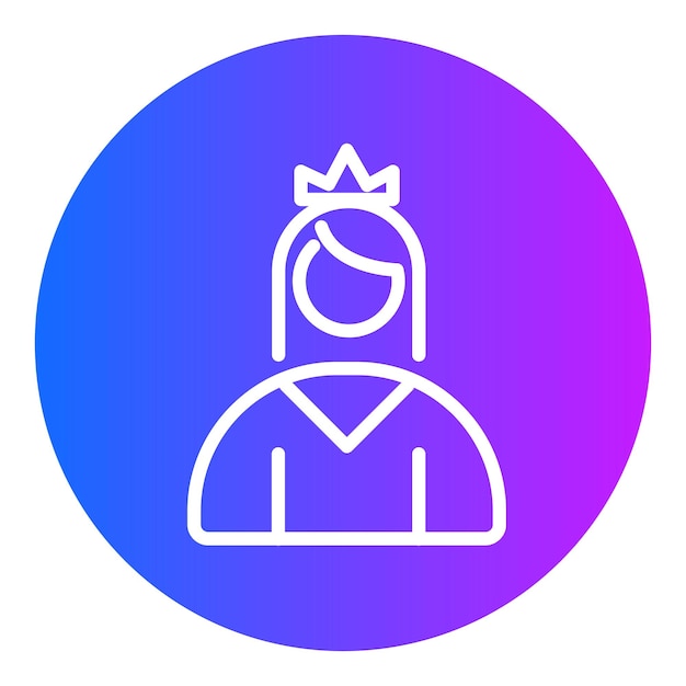 Ilustración vectorial de la princesa
