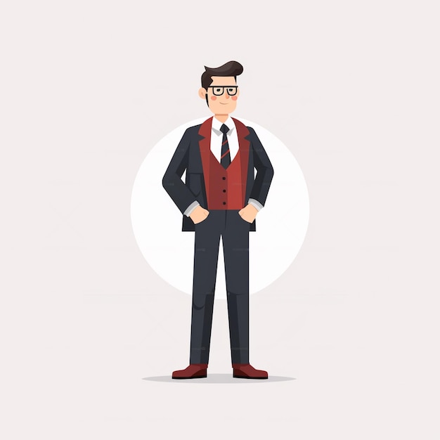 Ilustración vectorial profesional trabajo de negocios mujer personaje personas aisladas persona trabajo