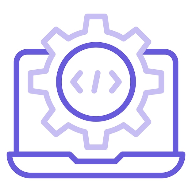 Ilustración vectorial de programación web