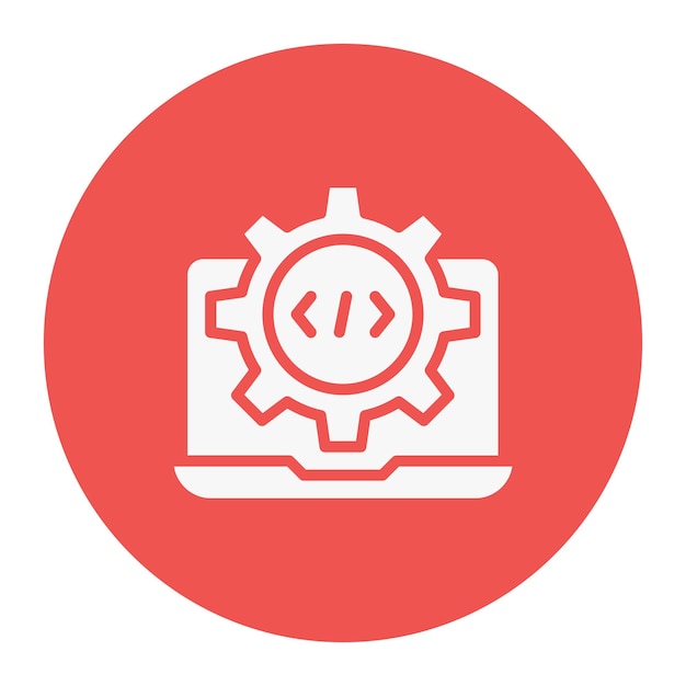Ilustración vectorial de programación web