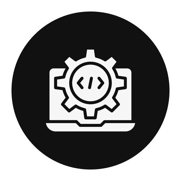 Ilustración vectorial de programación web