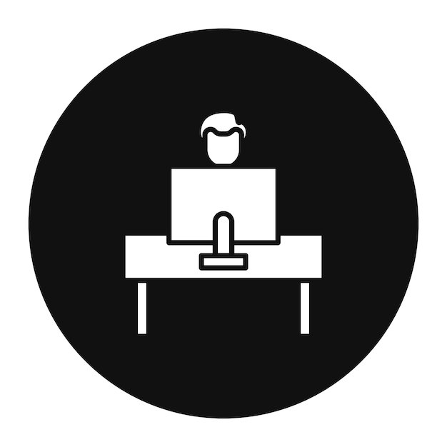 Ilustración vectorial del programador