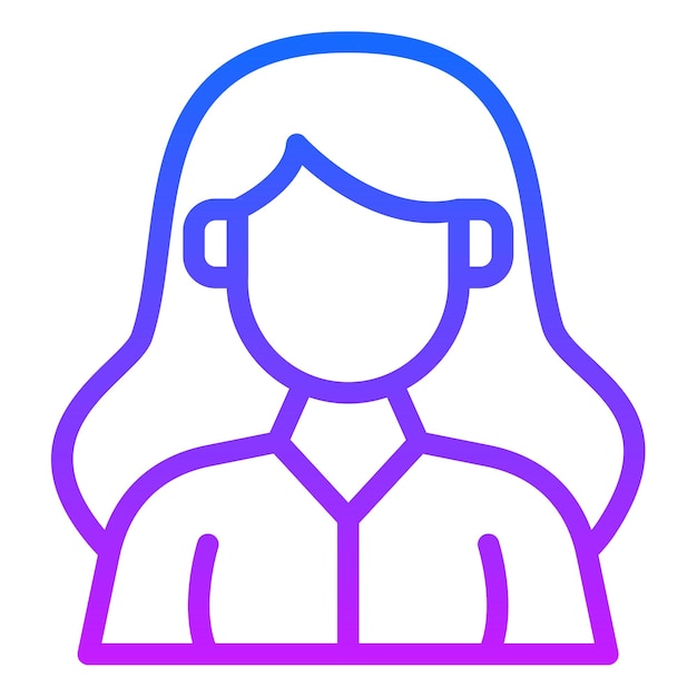 Ilustración vectorial de la programadora femenina