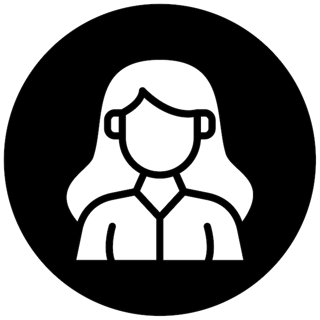 Ilustración vectorial de la programadora femenina