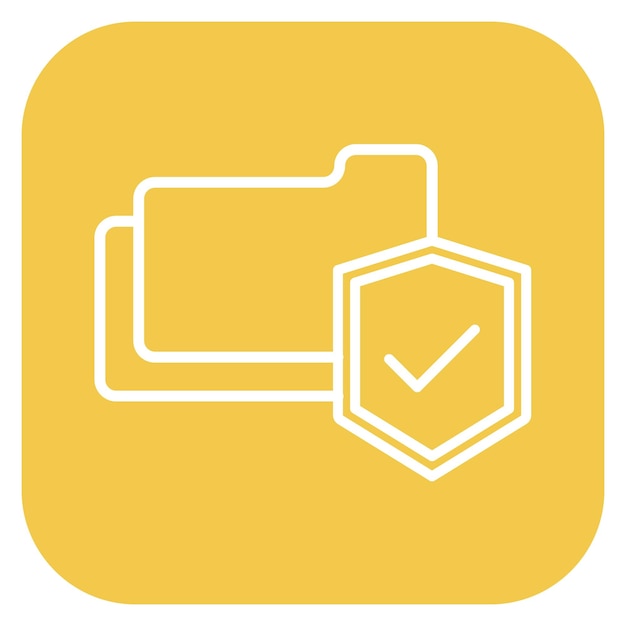 Ilustración vectorial de protección de archivos