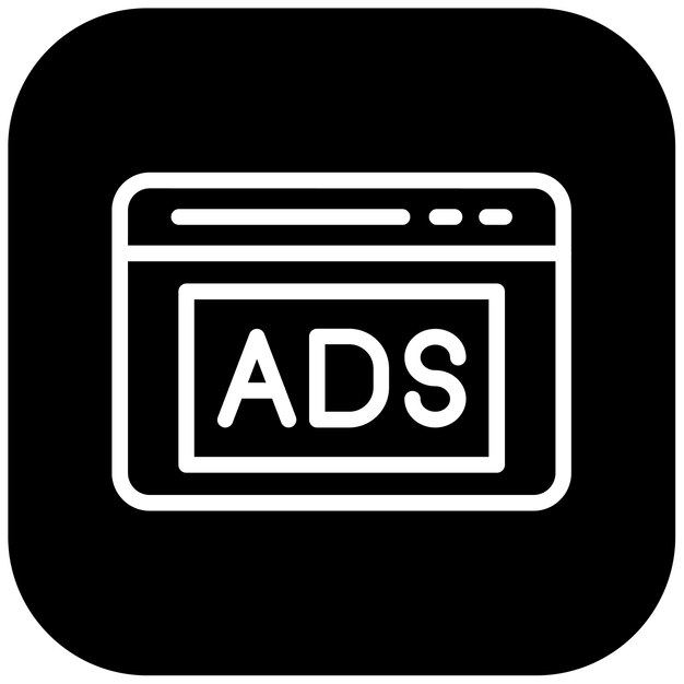 Ilustración vectorial de publicidad