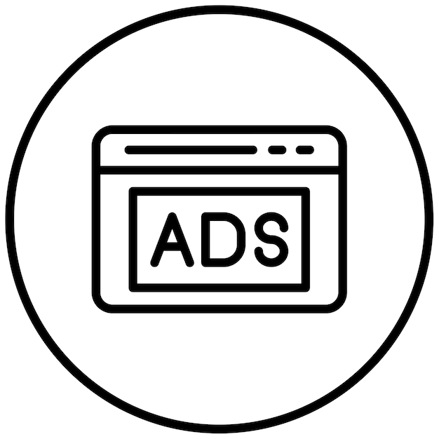 Ilustración vectorial de publicidad