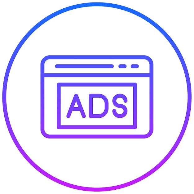 Ilustración vectorial de publicidad