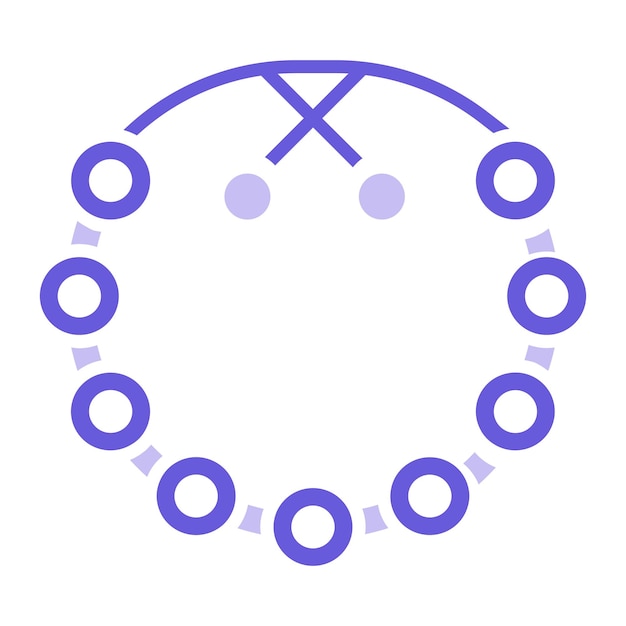 Ilustración vectorial de la pulsera