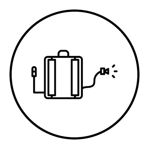 Ilustración vectorial del pulverizador