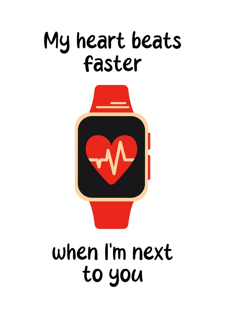 Vector una ilustración vectorial que representa una pulsera inteligente que monitorea las tasas de pulso junto con el corazón y una tarjeta