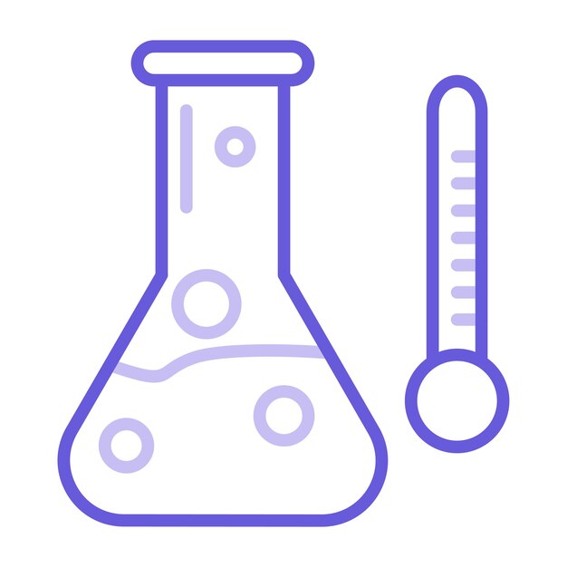 Ilustración vectorial química