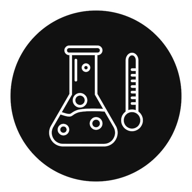 Ilustración vectorial química