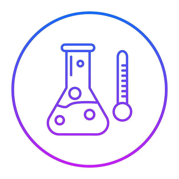 Ilustración vectorial química